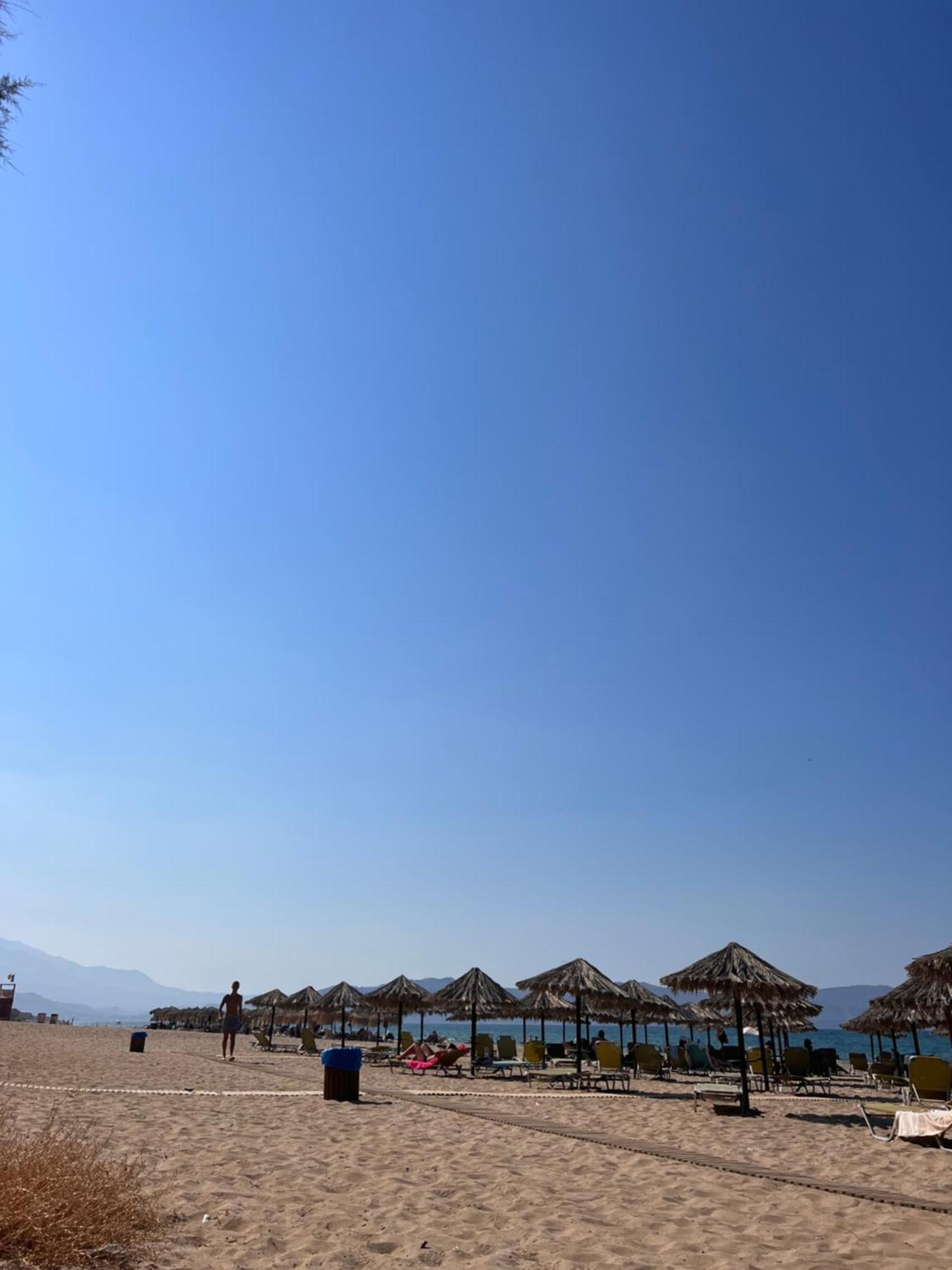 Almyrida Sands luxury stone villa Xirostérnion Esterno foto