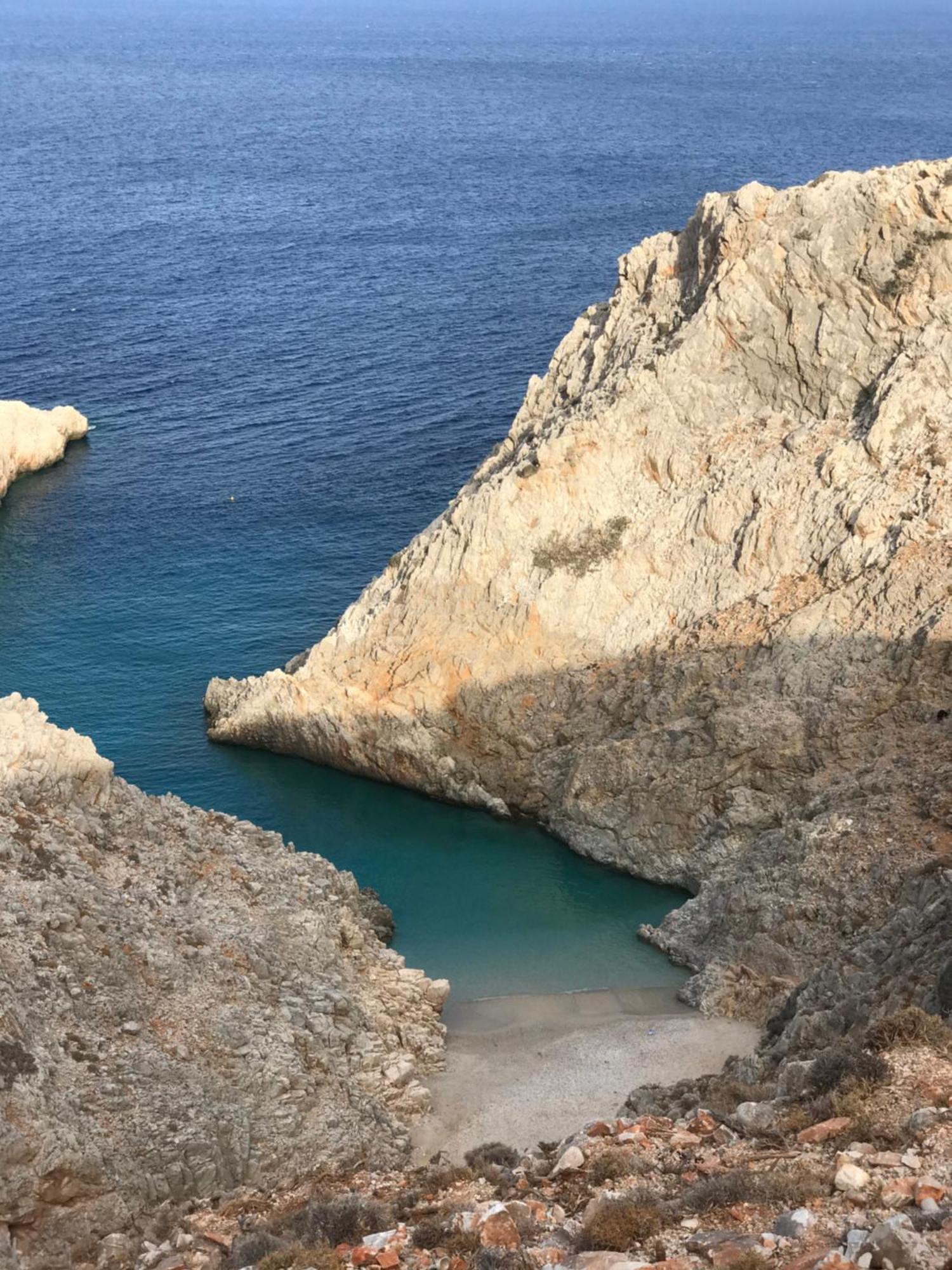 Almyrida Sands luxury stone villa Xirostérnion Esterno foto