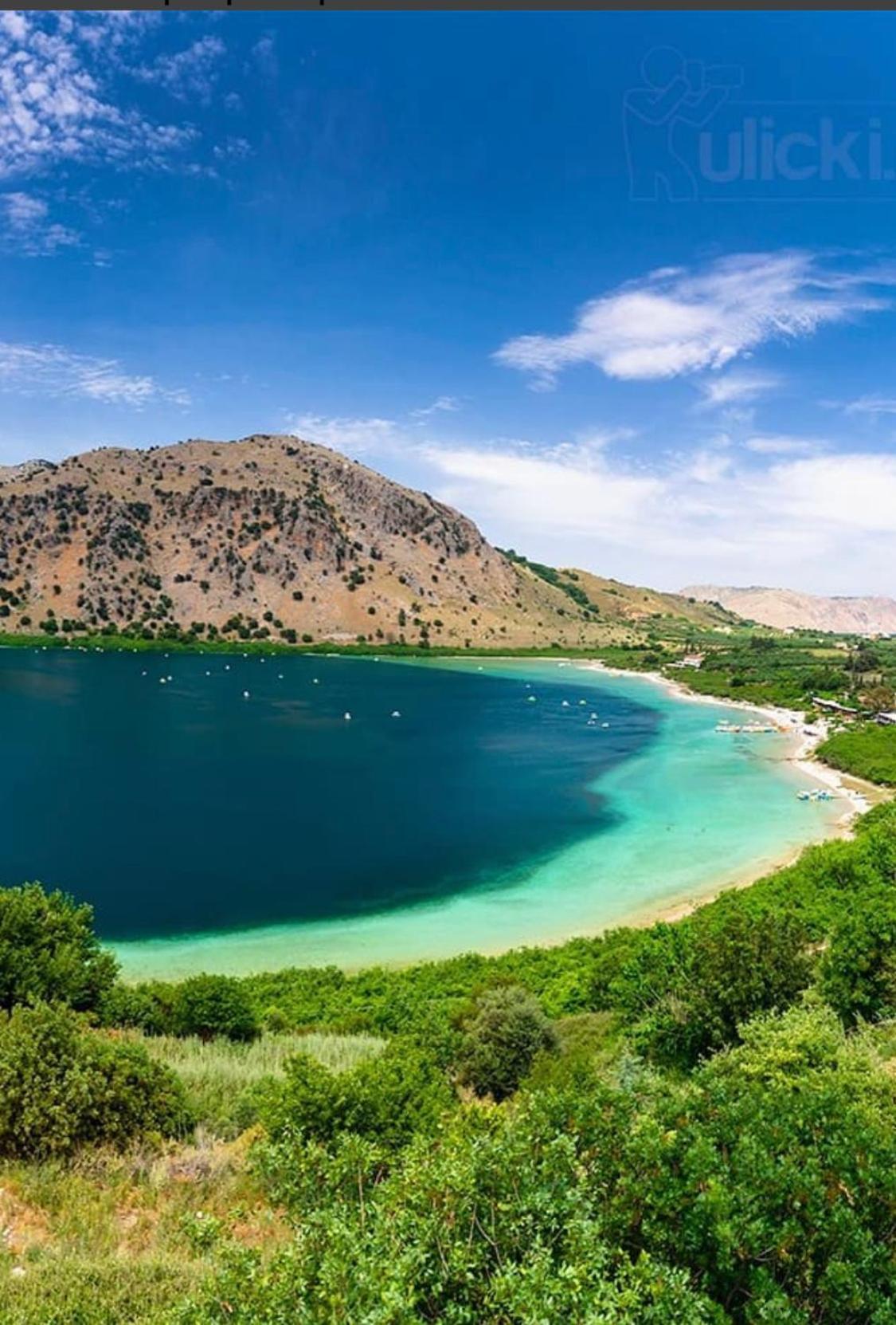 Almyrida Sands luxury stone villa Xirostérnion Esterno foto
