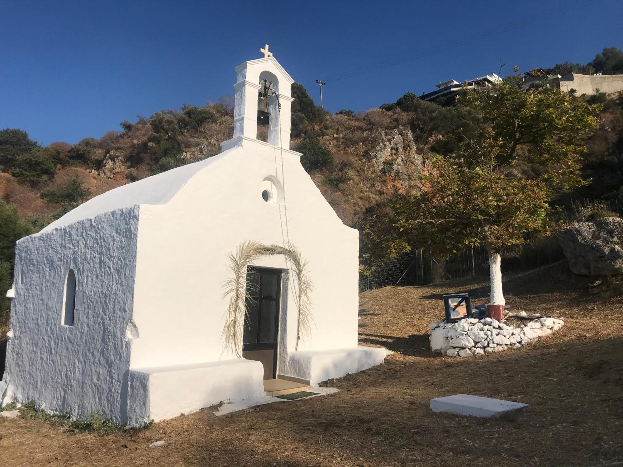Almyrida Sands luxury stone villa Xirostérnion Esterno foto