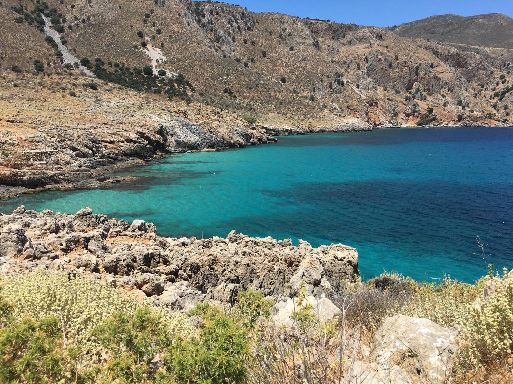 Almyrida Sands luxury stone villa Xirostérnion Esterno foto