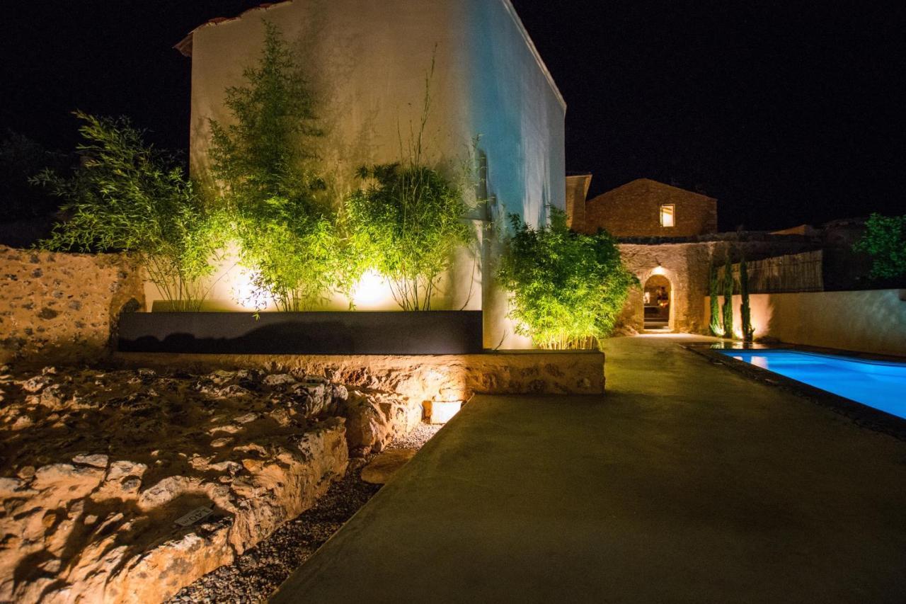 Almyrida Sands luxury stone villa Xirostérnion Esterno foto