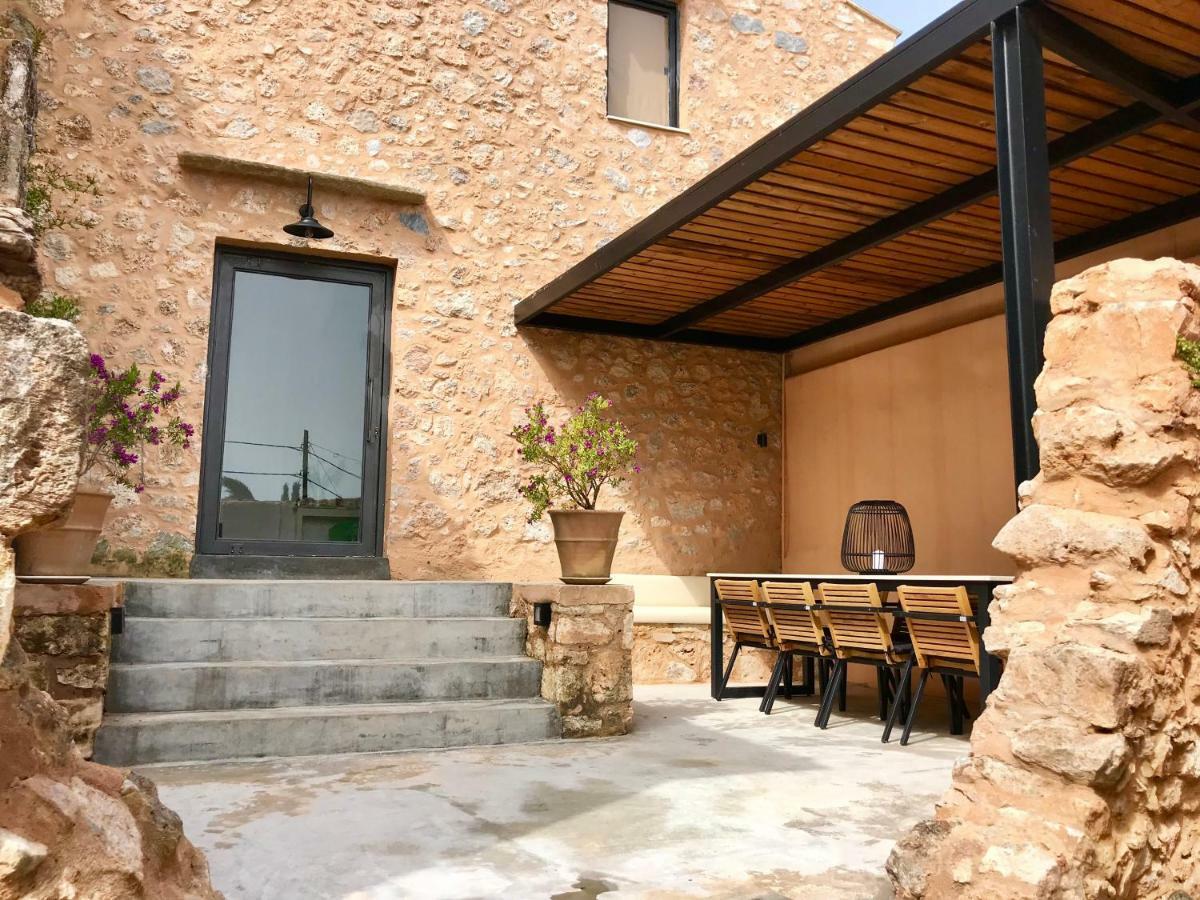 Almyrida Sands luxury stone villa Xirostérnion Esterno foto