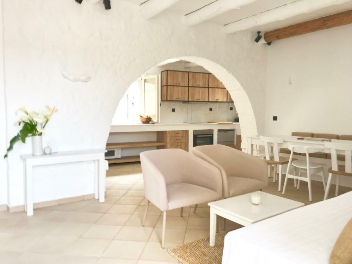 Almyrida Sands luxury stone villa Xirostérnion Esterno foto