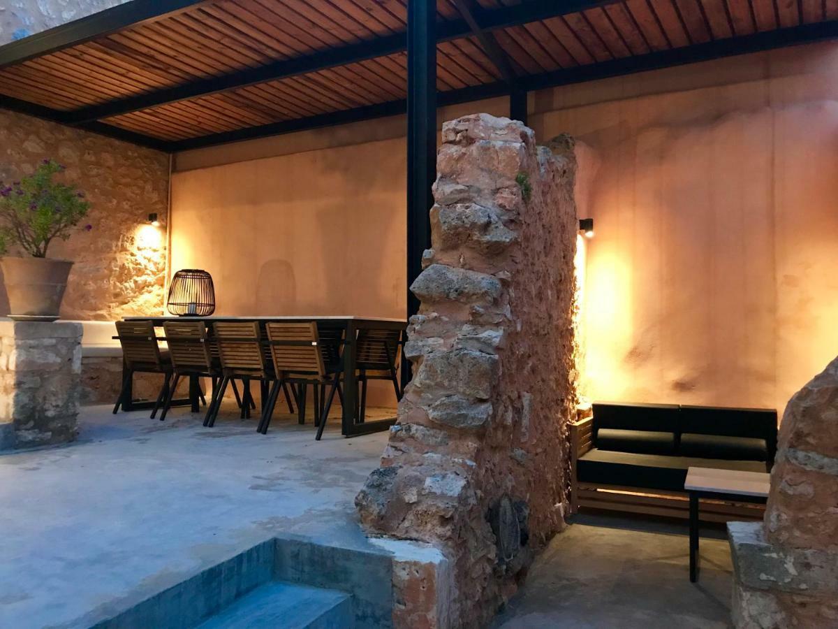 Almyrida Sands luxury stone villa Xirostérnion Esterno foto
