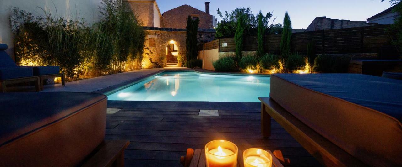 Almyrida Sands luxury stone villa Xirostérnion Esterno foto
