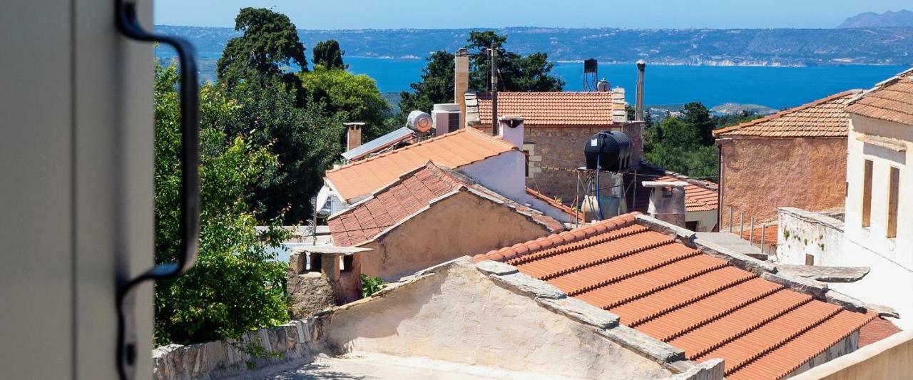 Almyrida Sands luxury stone villa Xirostérnion Esterno foto
